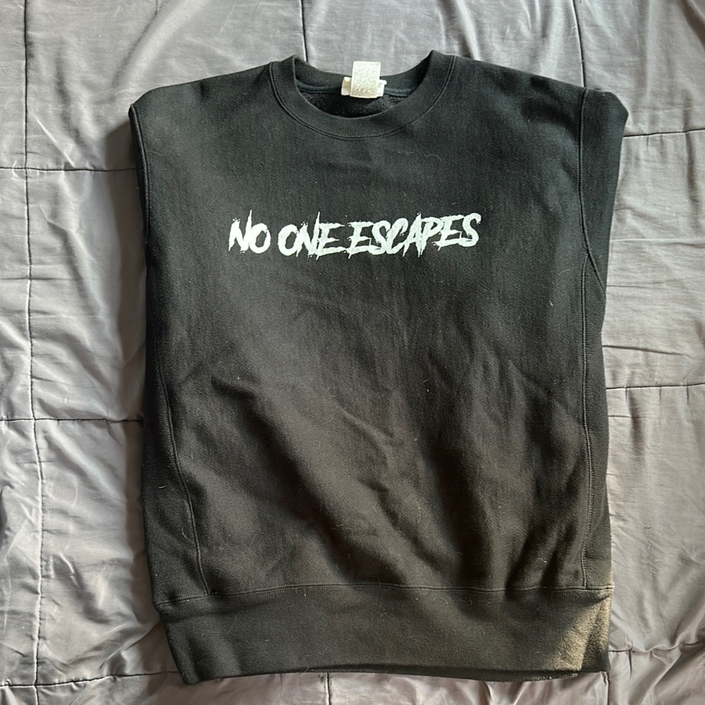 Champion x Dead by Daylight Reverse Weave Black Crewneck Sweatshirt